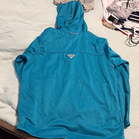 Columbia Teal Hooded Jacket - Picture 2 of 2